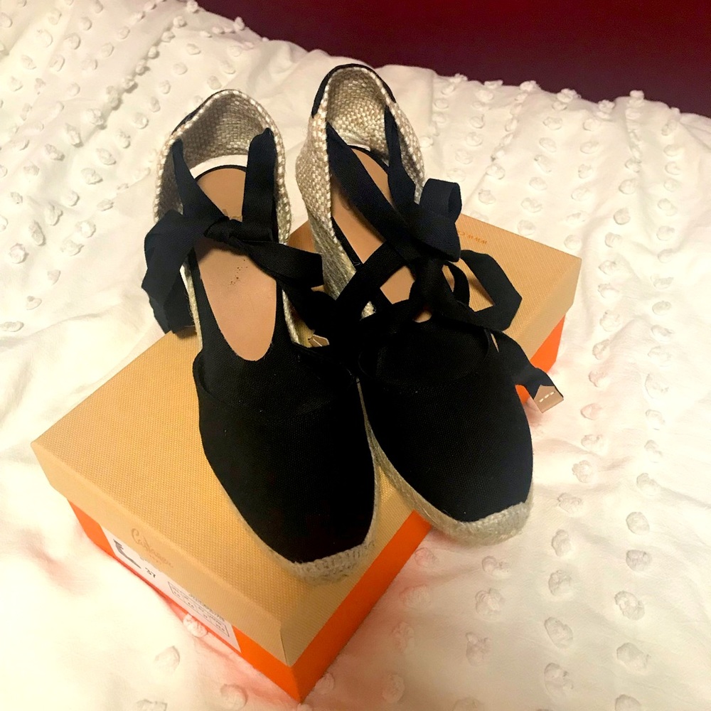 *Like New* Castaner Carina Wedge Espadrilles